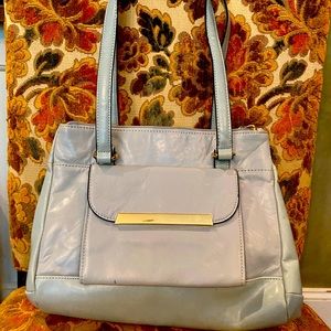 Leather shoulder bag